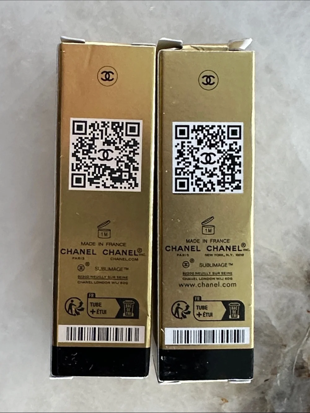 CHANEL Sublimage Eye Cream & Serum Duo - Gold 3ml 0.1 Fl oz each
